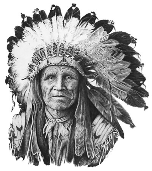 Индейцы. Раскраска