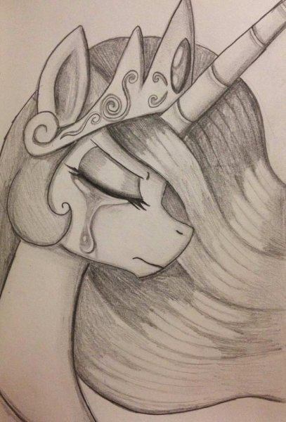 Рисунки пони для срисовки карандашом