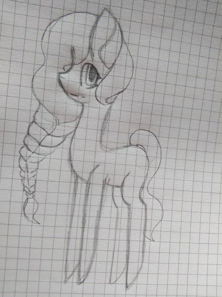 Красивые рисунки пони карандашом