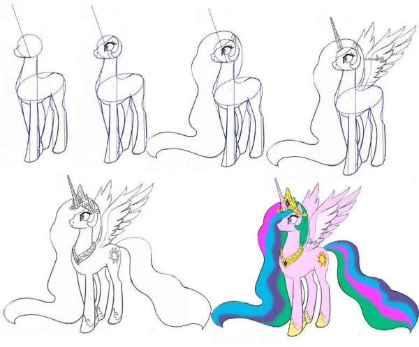 Пони для рисования