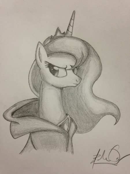 Пони для срисовки карандашом