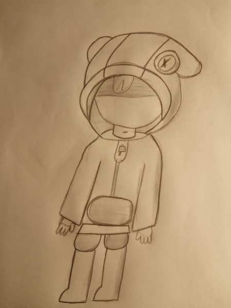 Леон Кеннеди Resident Evil 4 рисунок