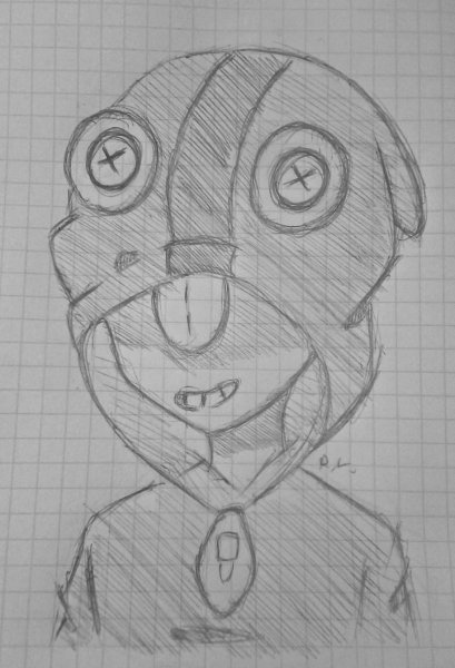 Легкий рисунок Леона