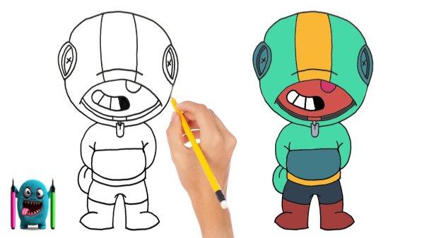 Рисунок Леона карандашом