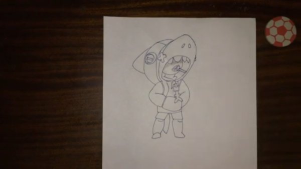 Как рисовать Леон