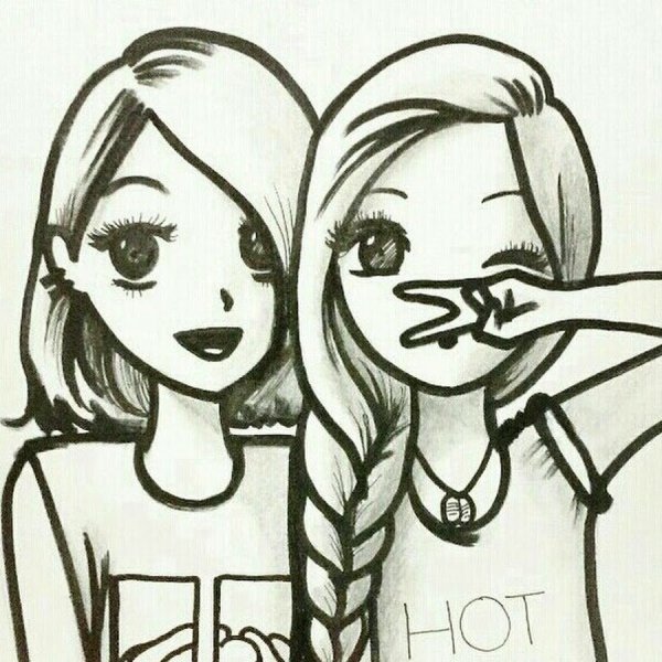 Милые рисунки карандашом