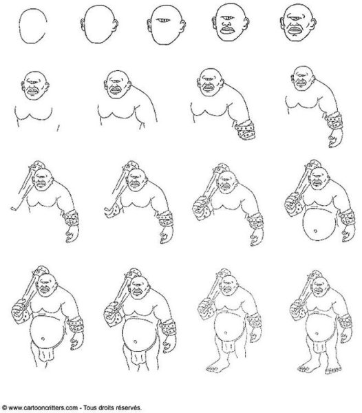 Циклоп рисунок