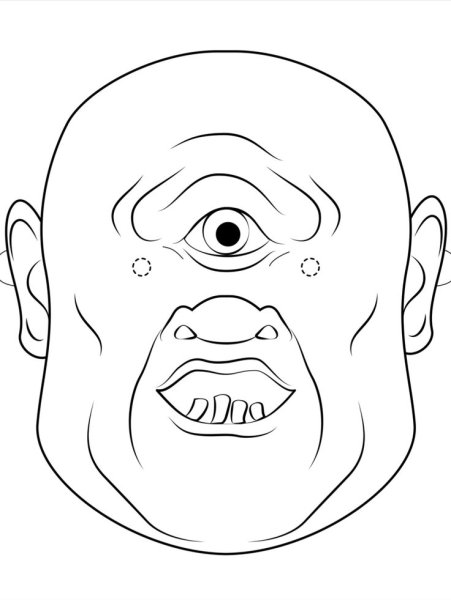 Раскраска циклопа Полифема