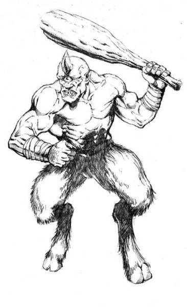 Циклоп раскраска