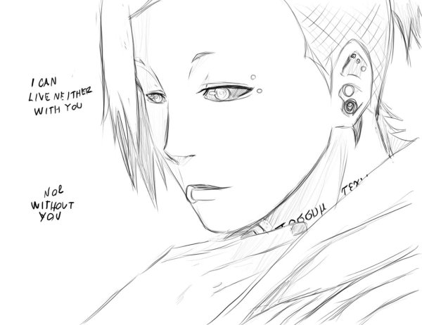 Канеки Кен раскраска