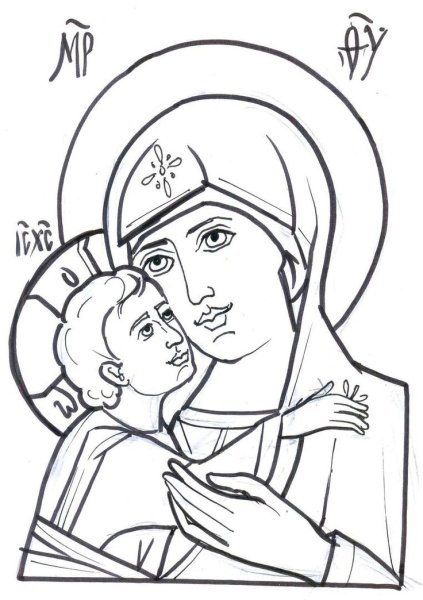 Прориси икон Иисуса Христа