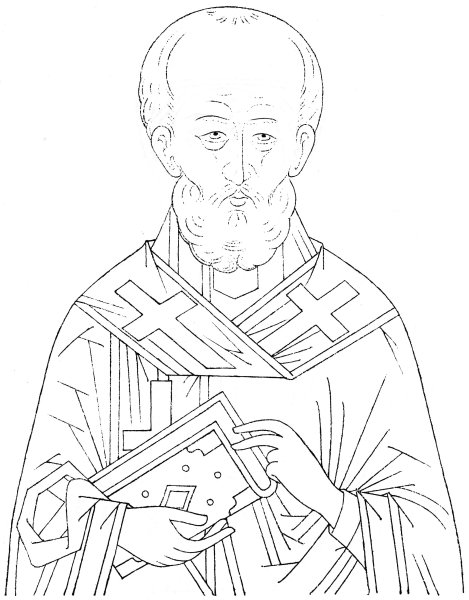 Венчальные иконы прорись