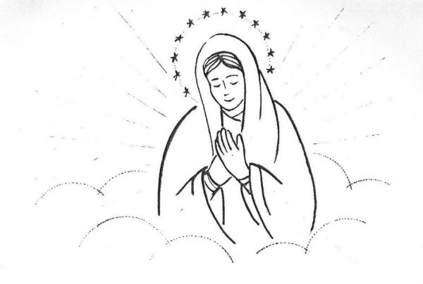 Остробрамская икона прорись