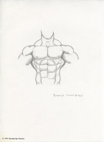 Качок рисунок карандашом