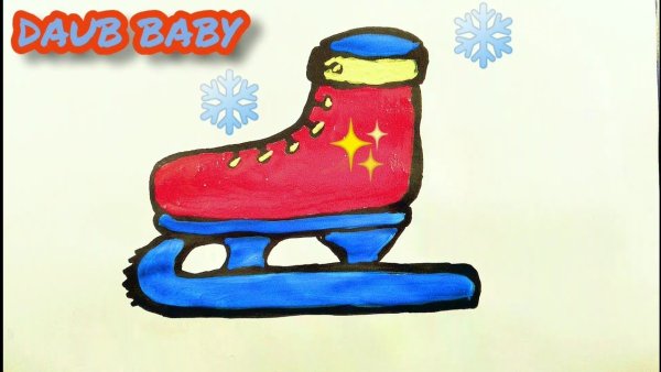 Значок фигурный конек