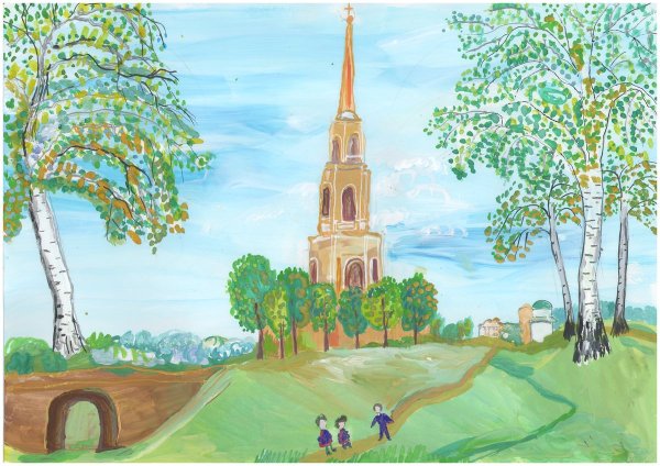 Красота родного края рисунки