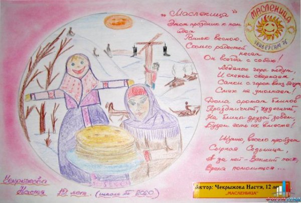 Рисование блинчики на Масленицу