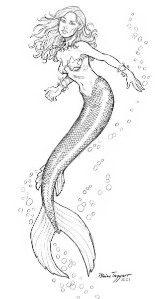 Рисунки сирены голова