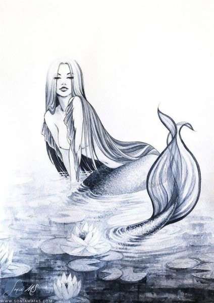 Мифический герой Русалка