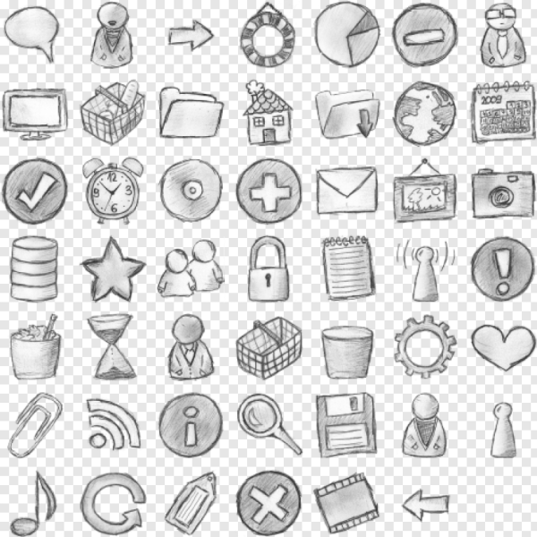 Скетч значки