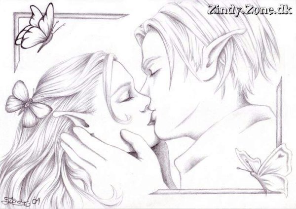 Любовь простым карандашом