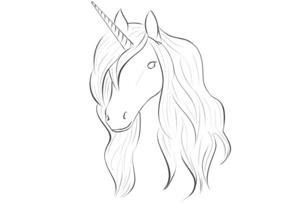 Единорог рисунок пошагово
