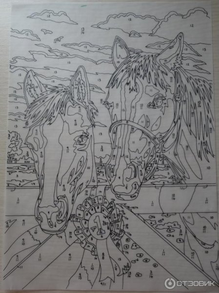 Рисование по номерам схемы