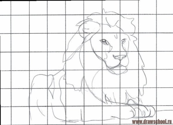 Перенос рисунка по клеточкам