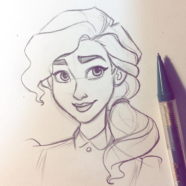 Мультяшные персонажи для скетчбука