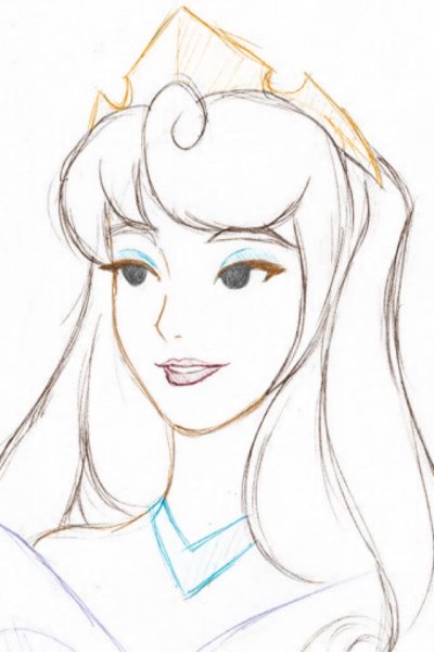 Аврора Дисней зарисовки Дисней