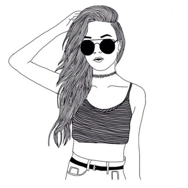 Крутые раскраски для девочек