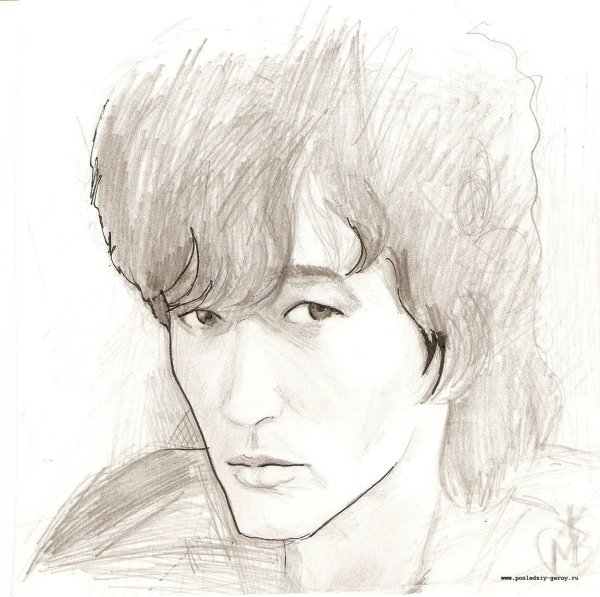 Виктор Цой портрет