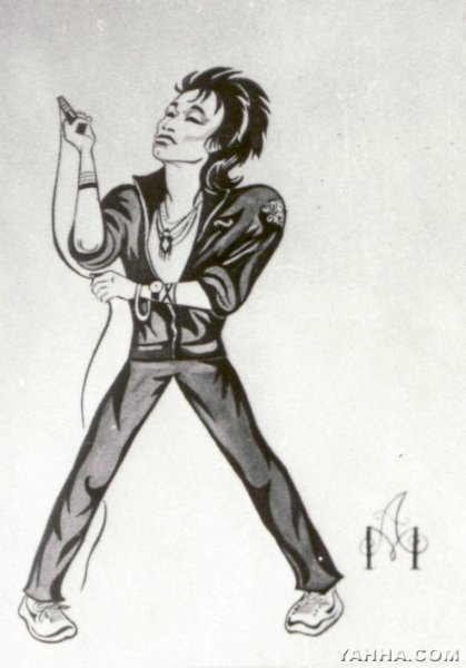 Виктор Цой рисунок карандашом