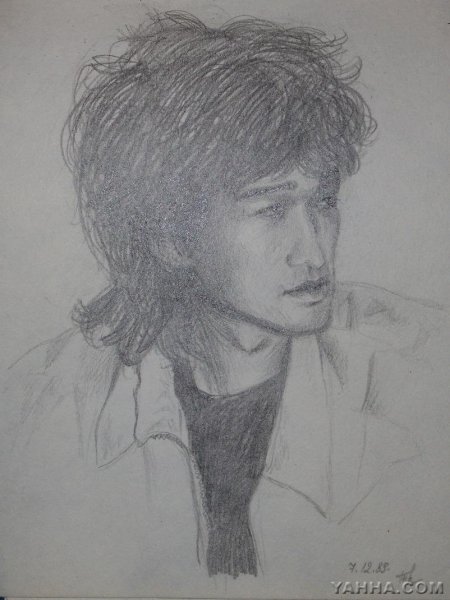 Виктор Цой портрет