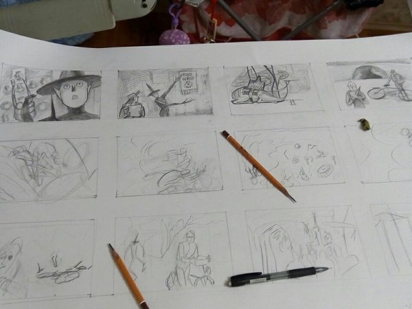 Рисунки на ватмане