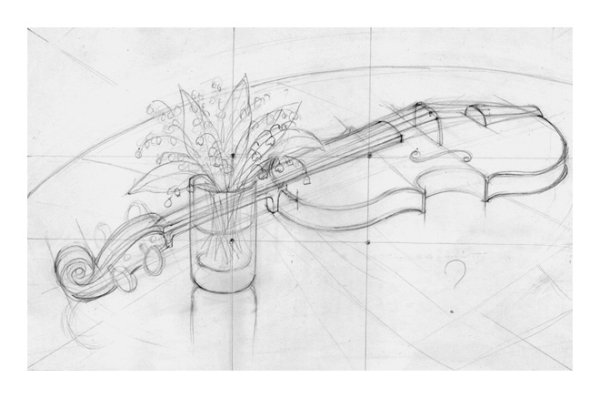 Скрипка в перспективе