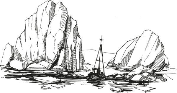 Айсберг набросок