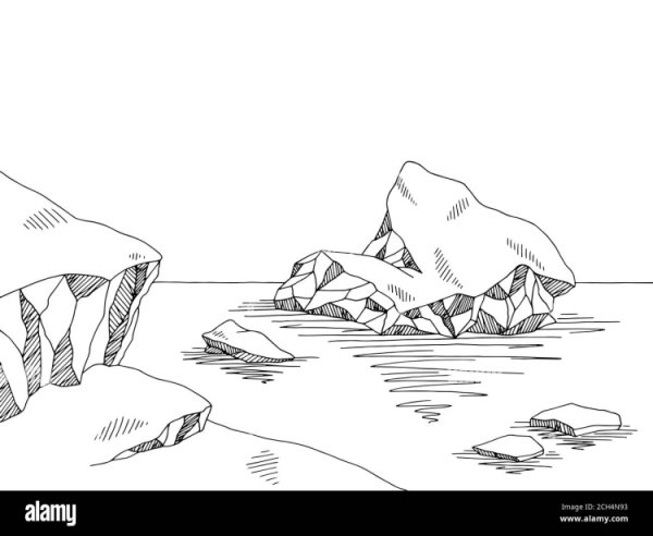 Арктика раскраска пейзаж