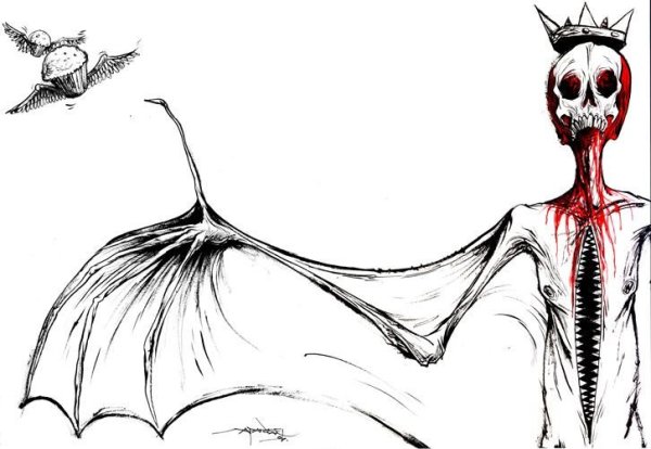Страшные рисунки для срисовки