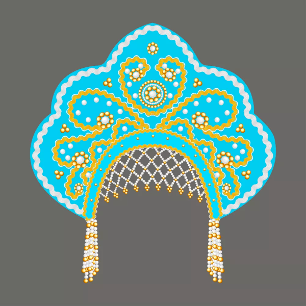 Кокошник узоры для детей