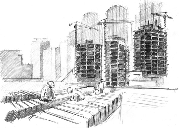 Строительство иллюстрация