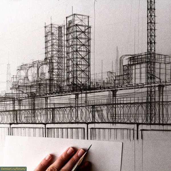 Стройка в графике