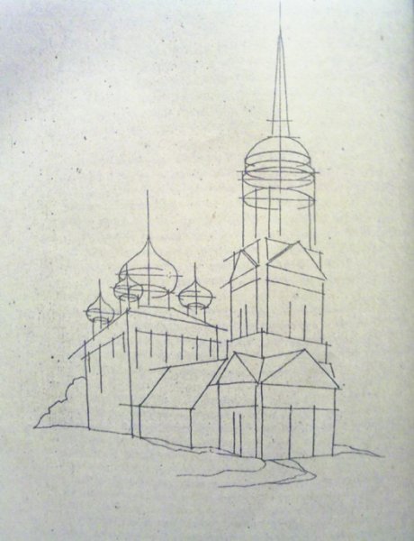 Зарисовка храма