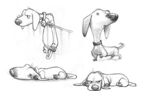 Такса эскиз