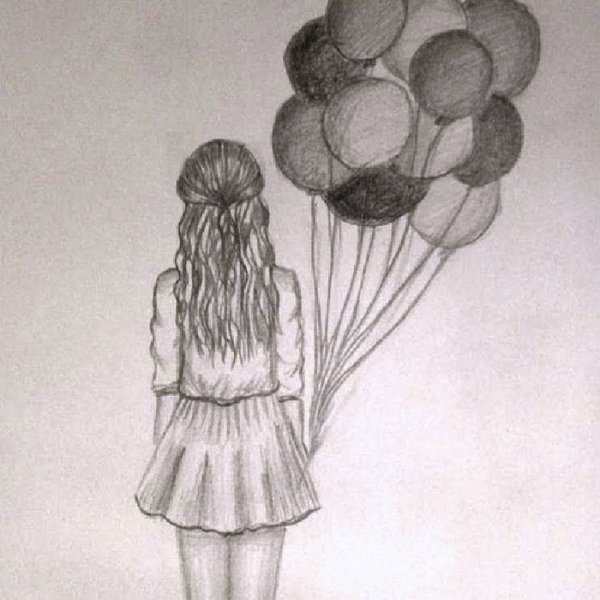 Рисование причесок карандашом