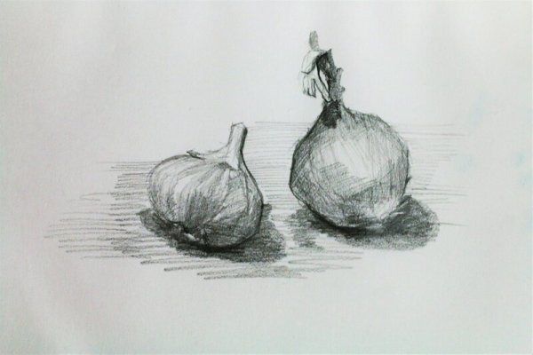 Овощи карандашом