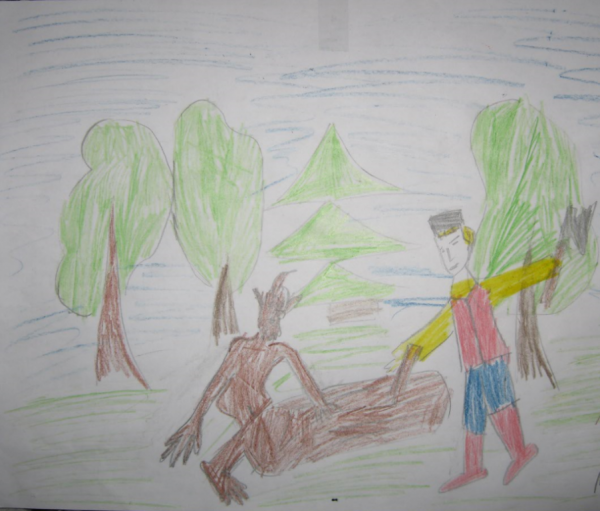 Шурале рисунок лёгкий