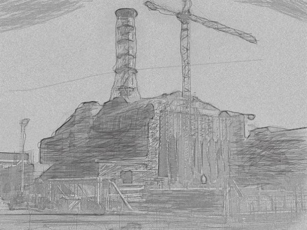 Чернобыльская атомная электростанция раскраска
