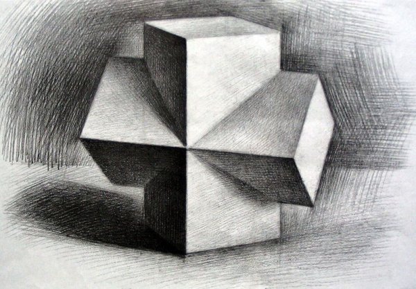 Фигуры карандашом