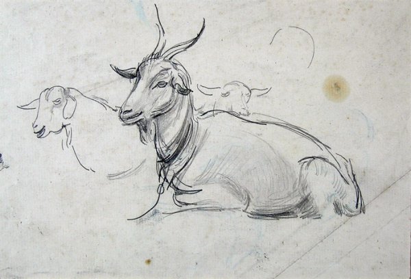 Коза для рисования